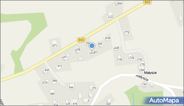 Istebna, Istebna, 1113, mapa Istebna