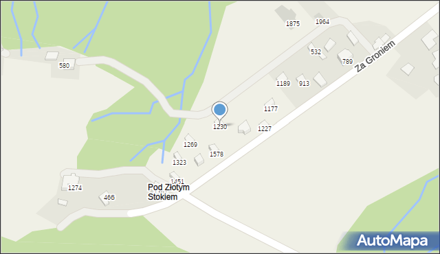 Istebna, Istebna, 1230, mapa Istebna