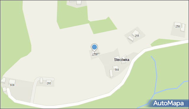 Istebna, Istebna, 1259, mapa Istebna