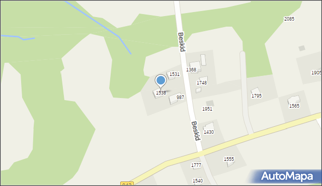 Istebna, Istebna, 1538, mapa Istebna