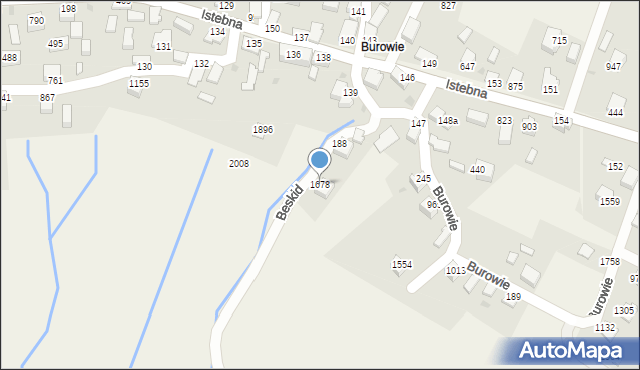 Istebna, Istebna, 1678, mapa Istebna