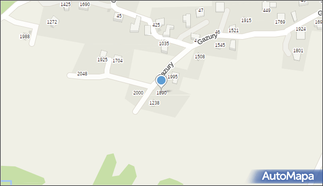 Istebna, Istebna, 1890, mapa Istebna