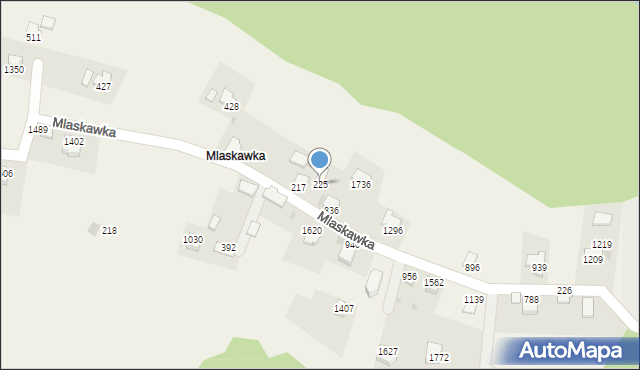 Istebna, Istebna, 225, mapa Istebna