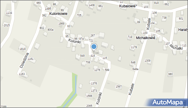 Istebna, Istebna, 623, mapa Istebna