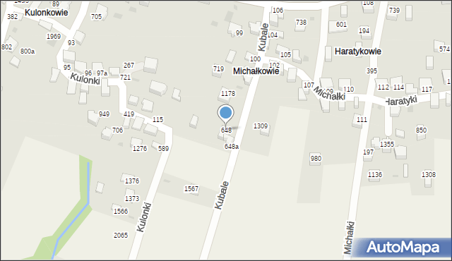 Istebna, Istebna, 648, mapa Istebna