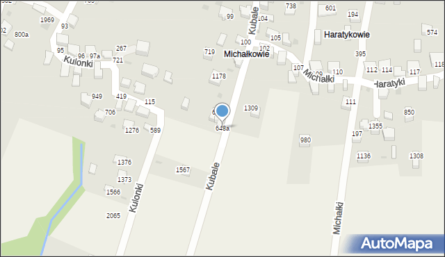 Istebna, Istebna, 648a, mapa Istebna