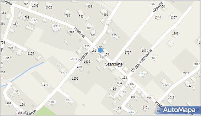 Istebna, Istebna, 904, mapa Istebna