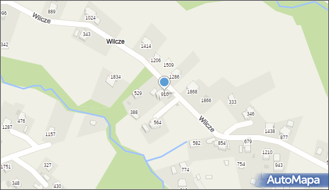 Istebna, Istebna, 910, mapa Istebna