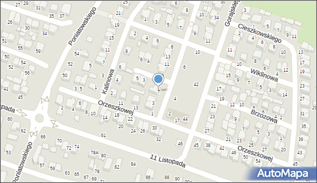 Biłgoraj, Iwaszkiewicza Jarosława, 7, mapa Biłgoraj