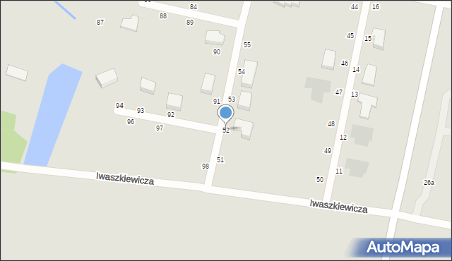 Elbląg, Iwaszkiewicza Jarosława, 52, mapa Elbląga