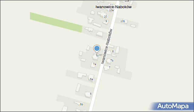 Iwanowice-Naboków, Iwanowice-Naboków, 7c, mapa Iwanowice-Naboków