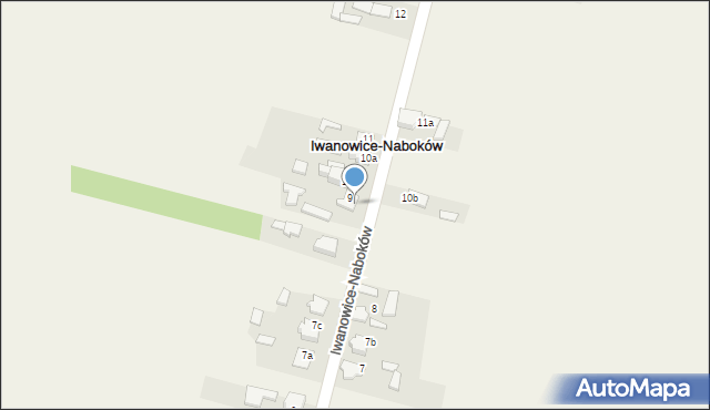 Iwanowice-Naboków, Iwanowice-Naboków, 9a, mapa Iwanowice-Naboków