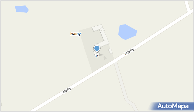 Iwany, Iwany, 35, mapa Iwany