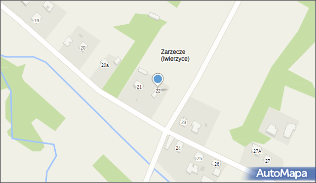 Iwierzyce, Iwierzyce, 22, mapa Iwierzyce