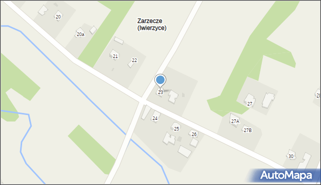 Iwierzyce, Iwierzyce, 23, mapa Iwierzyce