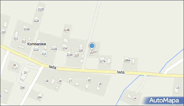 Iwla, Iwla, 217, mapa Iwla