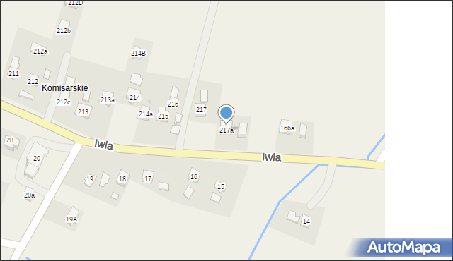 Iwla, Iwla, 217a, mapa Iwla