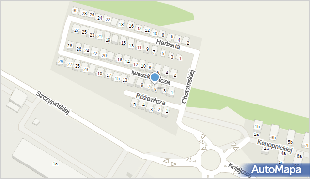 Kobylnica, Iwaszkiewicza Jarosława, 5, mapa Kobylnica