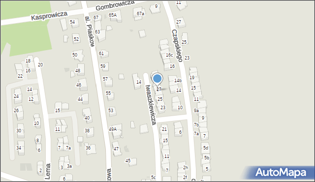 Tarnów, Iwaszkiewicza Jarosława, 31, mapa Tarnów