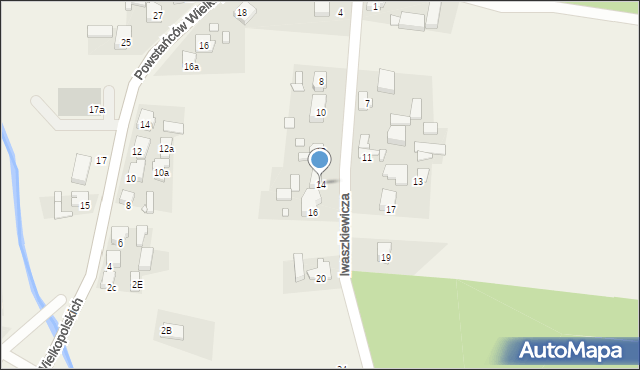 Wilkowyja, Iwaszkiewicza Jarosława, 14, mapa Wilkowyja