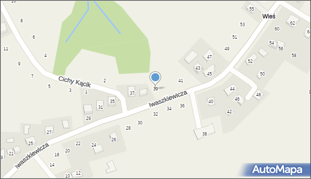 Zakliczyn, Iwaszkiewicza Wacława, 39, mapa Zakliczyn