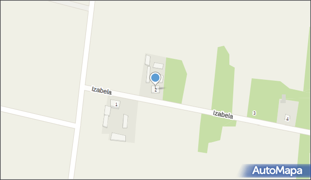 Izabela, Izabela, 2, mapa Izabela