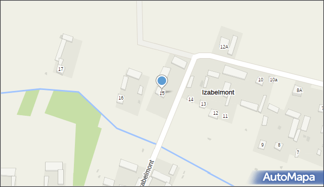 Izabelmont, Izabelmont, 15, mapa Izabelmont