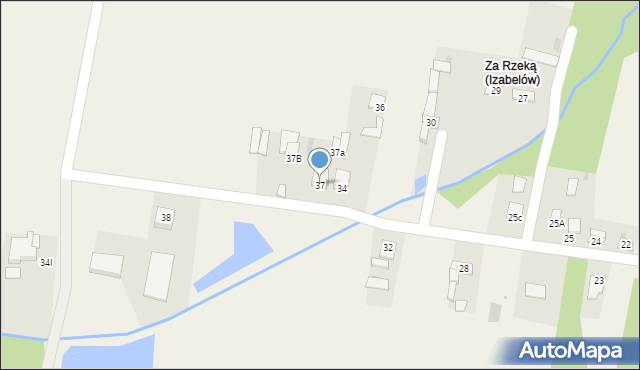 Izabelów, Izabelów, 37, mapa Izabelów