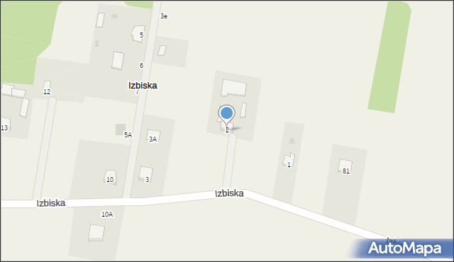 Izbiska, Izbiska, 2, mapa Izbiska