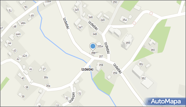 Izdebki, Izdebki, 356, mapa Izdebki