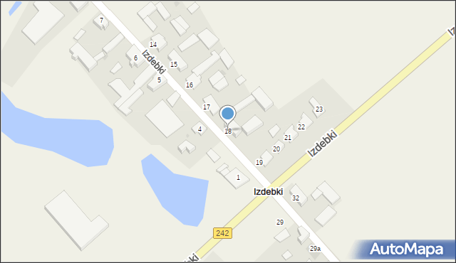 Izdebki, Izdebki, 18, mapa Izdebki