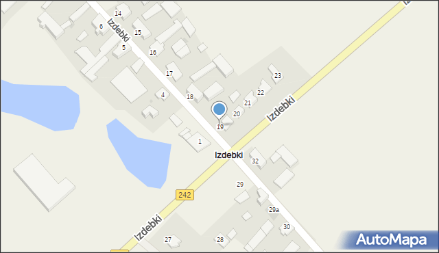 Izdebki, Izdebki, 19, mapa Izdebki