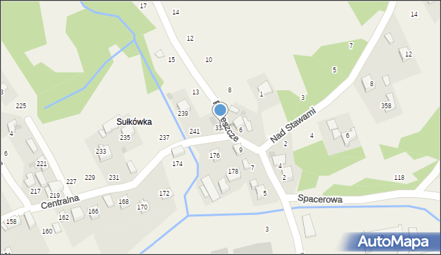 Izdebnik, Izdebnik, 334, mapa Izdebnik