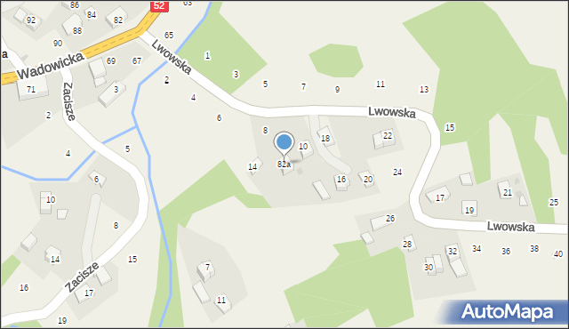 Izdebnik, Izdebnik, 82a, mapa Izdebnik