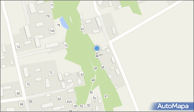 Izdebno, Izdebno, 44, mapa Izdebno