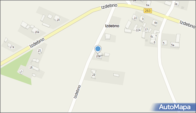 Izdebno, Izdebno, 10a, mapa Izdebno