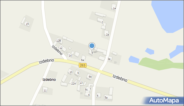 Izdebno, Izdebno, 3, mapa Izdebno