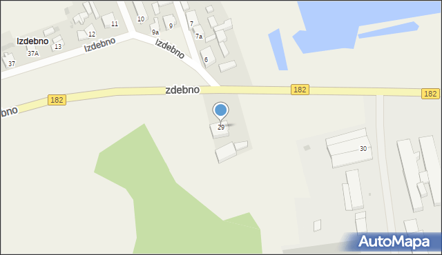 Izdebno, Izdebno, 29, mapa Izdebno