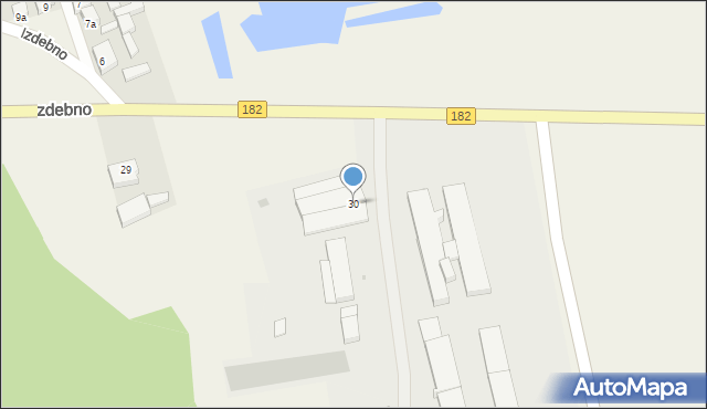 Izdebno, Izdebno, 30, mapa Izdebno