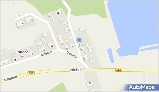 Izdebno, Izdebno, 7, mapa Izdebno