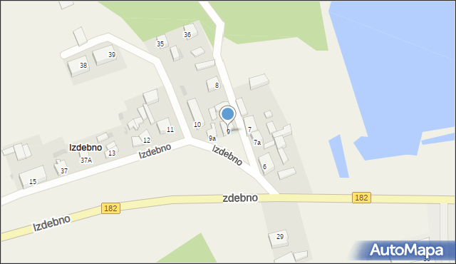 Izdebno, Izdebno, 9, mapa Izdebno