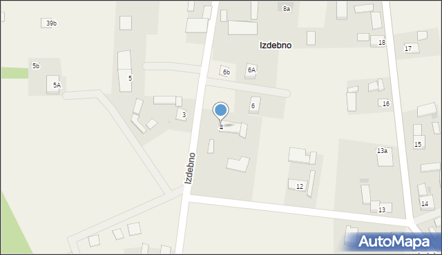 Izdebno, Izdebno, 4, mapa Izdebno