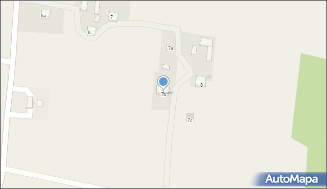 Izdebno-Kolonia, Izdebno-Kolonia, 7b, mapa Izdebno-Kolonia
