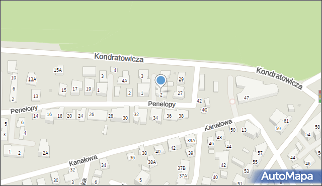 Warszawa, Izoldy, 2, mapa Warszawy