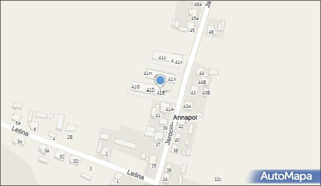 Annapol, Jarocińska, 41B, mapa Annapol