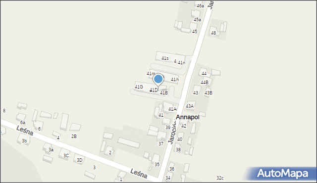 Annapol, Jarocińska, 41C, mapa Annapol