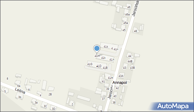 Annapol, Jarocińska, 41m, mapa Annapol