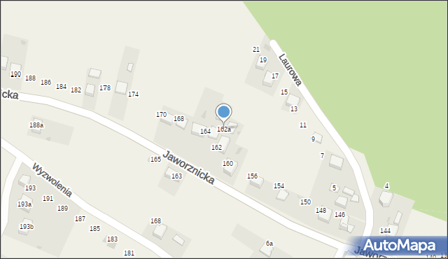 Balin, Jaworznicka, 162a, mapa Balin
