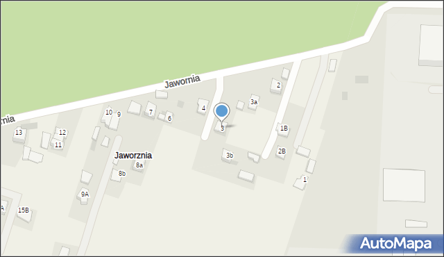 Bilcza, Jawornia, 3, mapa Bilcza