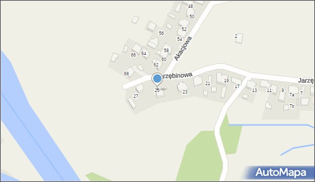 Bobrek, Jarzębinowa, 25, mapa Bobrek